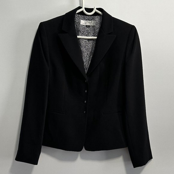 Tahari Arthur‎ S. Levine Black Blazer Sz 6